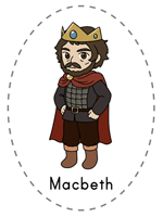 Macbeth feltboard images