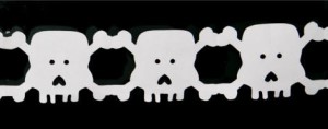 paper chain skull