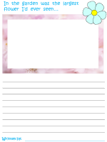 Draw and write worksheet