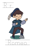 Printable print practice worksheet - Rr Romeo